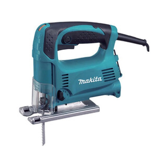 Makita 4329 electric jigsaw Stroke length: 18 mm | Number of strokes: 500 - 3100 1/min | 450 W | In a cardboard box