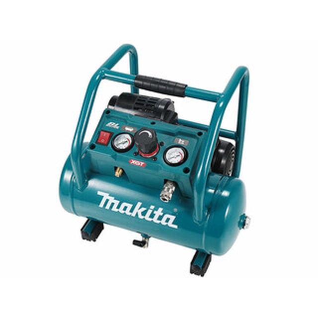 Makita AC001GZ accucompressor 40 V | 9,31 balk | 34 l/min | Koolborstelloos | Zonder batterij en oplader