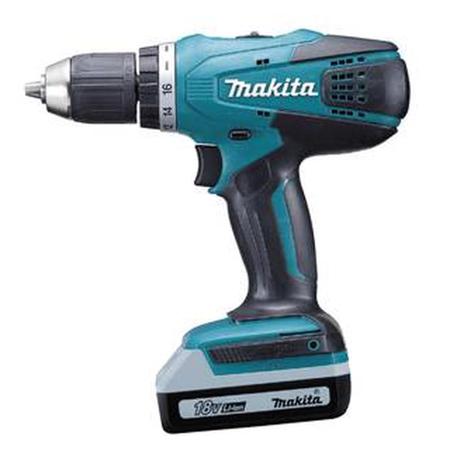 MAKITA Akkuporakone/väännin DF457DWLE