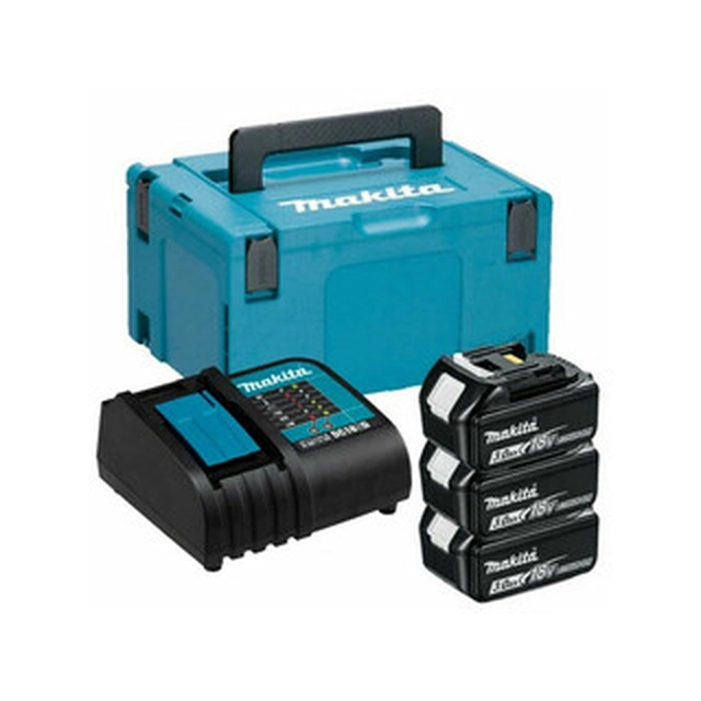 Makita BL1830 + DC18RC set batería y cargador 18 V | 3 Ah