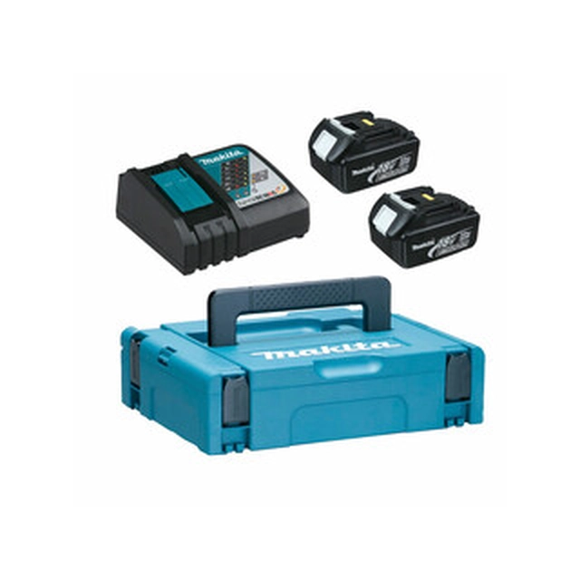 Makita BL1830B+DC18RC batteri och laddare set 18 V | 3 Ah