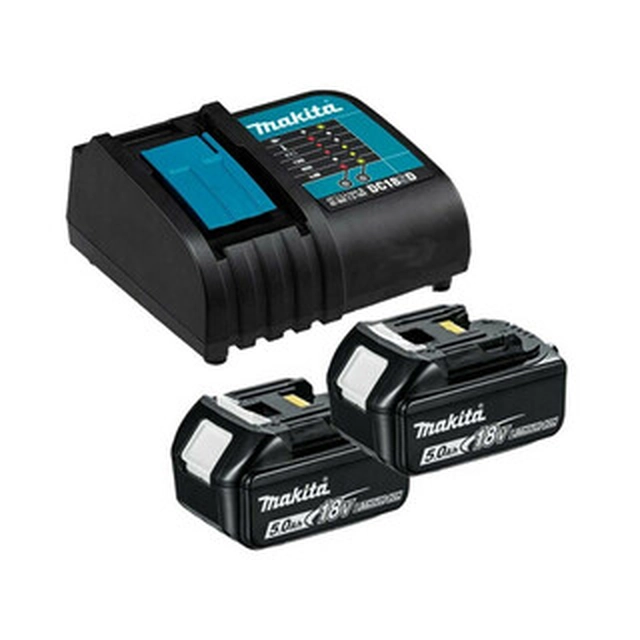 Makita BL1850 + DC18RC batteri och laddare set 18 V | 5 Ah