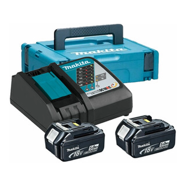 Makita BL1850+DC18RC accu- en opladerset 18 V | 5 Ah