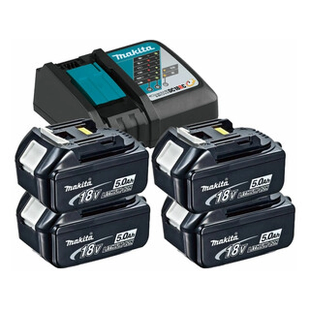 Makita BL1850+DC18RC batteri och laddare set 18 V | 5 Ah