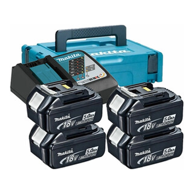 Makita BL1850+DC18RC batteri och laddare set 18 V | 5 Ah