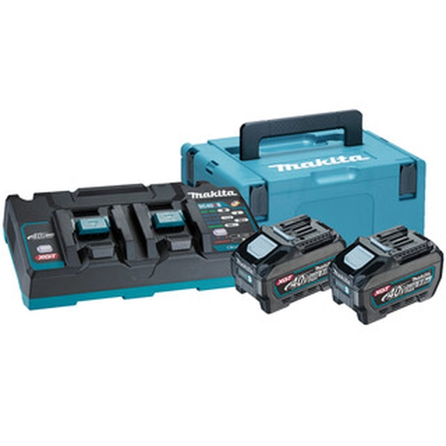 Makita BL4050F + DC40RB accu- en opladerset 40 V | 5 Ah