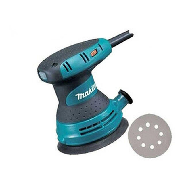 Makita BO5031 electric eccentric sander 230 V | 300 W | 125 mm | 4000 to 12000 RPM | In a cardboard box