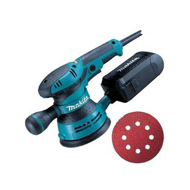 Makita BO5041 electric eccentric sander 230 V | 300 W | 125 mm | 4000 to 12000 RPM | In a cardboard box