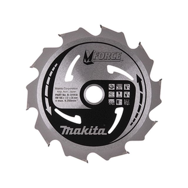 Makita circular saw blade 165 x 20 mm | number of teeth: 10 db | cutting width: 2 mm