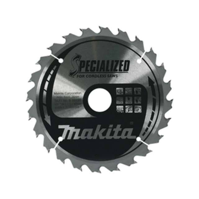 Makita circular saw blade 165 x 20 mm | number of teeth: 25 db | cutting width: 1,4 mm