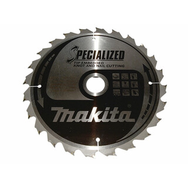 Makita circular saw blade 235 x 30 mm | number of teeth: 24 db | cutting width: 2,3 mm