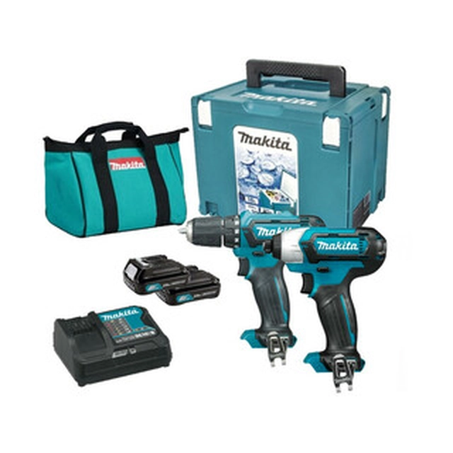 Makita CLX201SAX6 Akku-Set mit Geschenk Makita MAKPAC Kühltasche