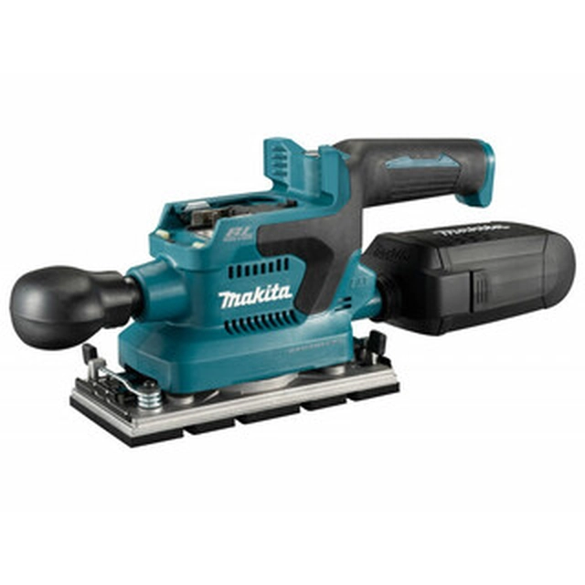 Makita DBO381ZU акумуляторна вібраційна шліфувальна машина 18 V | 93 x 228 мм | Карбонова безщітка | Без акумулятора та зарядного | В картонній коробці