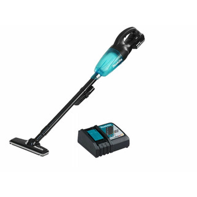 Makita DCL180MHN draadloze handstofzuiger 18 V | 0,65 l | Koolborstel | 1 x 1,5 Ah accu + lader | In een kartonnen doos