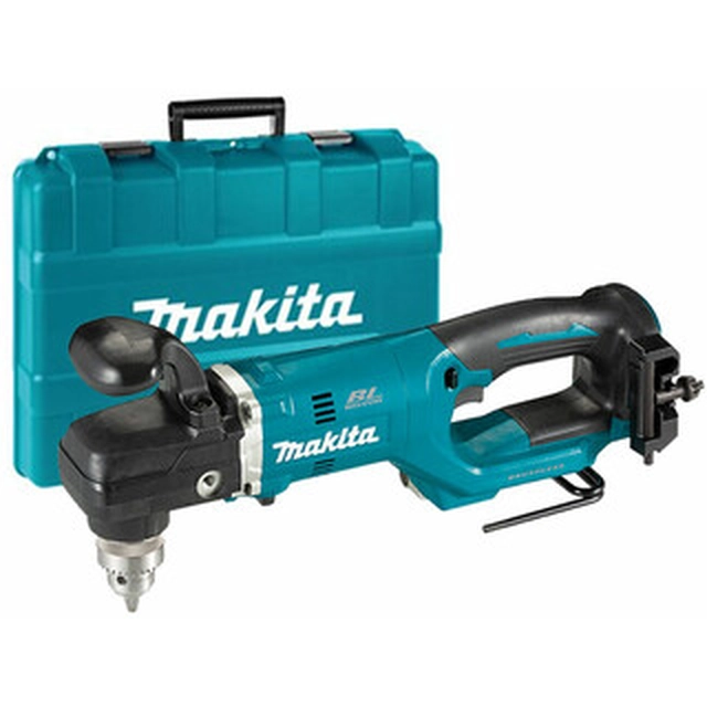Makita DDA450ZK akumulatorowa wiertarka kątowa 18 V | 26 Nm/70 Nm | 1,5 - 13 mm | Bezszczotkowy węgiel | Bez akumulatora i ładowarki | w walizce