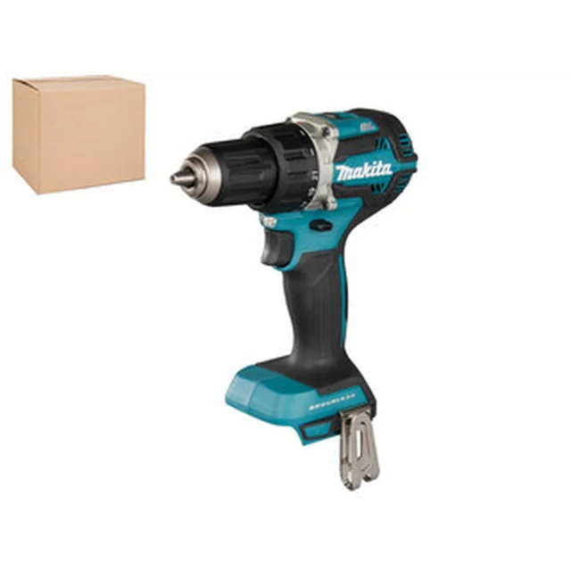 Makita DDF484Z cordless drill driver with chuck 18 V | 30 Nm/60 Nm | Carbon Brushless | Without battery and charger | BULK packaging