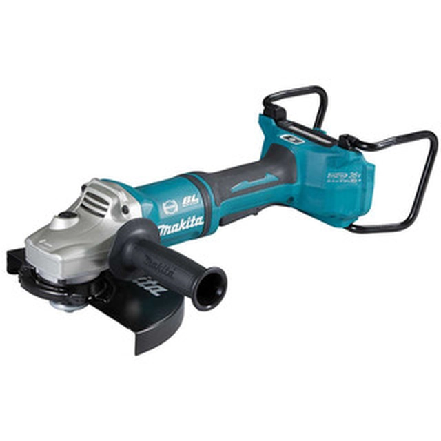 Makita DGA901ZU акумулаторен ъглошлайф 2 x 18 V | 230 mm | 6000 RPM | Карбон без четки | Без батерия и зарядно | В картонена кутия