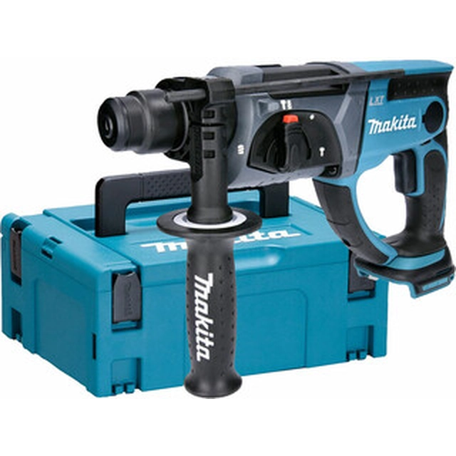 Makita DHR202ZJ cordless hammer drill 18 V | 2 J | In concrete 20 mm | 3,2 kg | Carbon brush | Without battery and charger | in MakPac