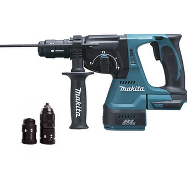 Makita DHR243Z cordless hammer drill 18 V|2 J| In concrete 24 mm |3,4 kg | Carbon Brushless | Without battery and charger | In a cardboard box