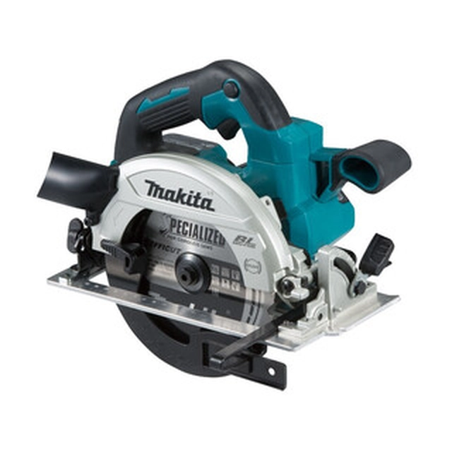 Makita DHS660Z cordless circular saw 18 V | Circular saw blade 165 mm x 20 mm | Cutting max. 57 mm | Carbon Brushless | Without battery and charger | In a cardboard box