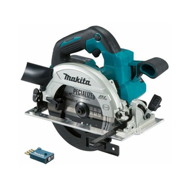 Makita DHS661ZU cordless circular saw 18 V | Circular saw blade 165 mm x 20 mm | Cutting max. 57 mm | Carbon Brushless | Without battery and charger | In a cardboard box