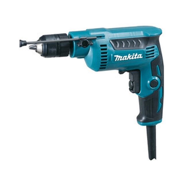 Makita DP2011 electric drill with chuck 230 V | 370 W | 4200 RPM | Chuck 0,5 - 6,5 mm | In metal 6,5 mm | In a cardboard box