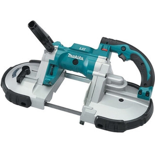 Makita DPB180Z акумулаторен ръчен лентов трион 18 V | Лента за трион 1140 mm x 13 mm x 0,5 mm | Карбонова четка | Без батерия и зарядно | В картонена кутия