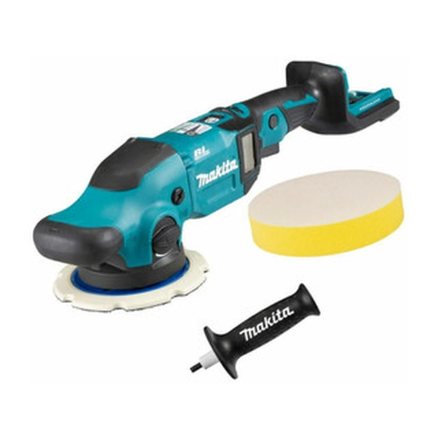 Makita DPO600ZX1 akumulátorová leštička 18 V | 150 mm | Carbon Brushless | Bez batérie a nabíjačky | V kartónovej krabici