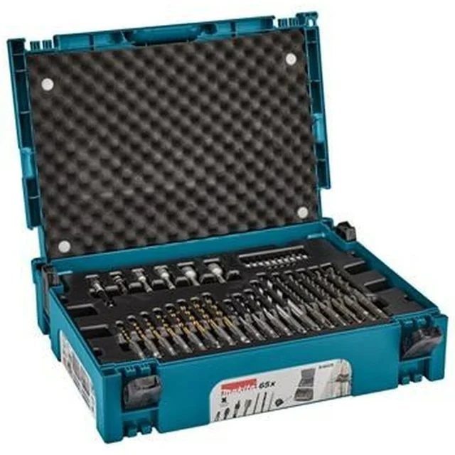 Makita drill and bit set B-69478 Drill holder Aluminum 65 Parts