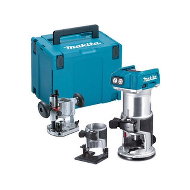 Makita DRT50ZJX2 enrutador inalámbrico 18 V | 10000 a 30000 RPM | Carbón sin escobillas | Sin batería ni cargador | en MakPac