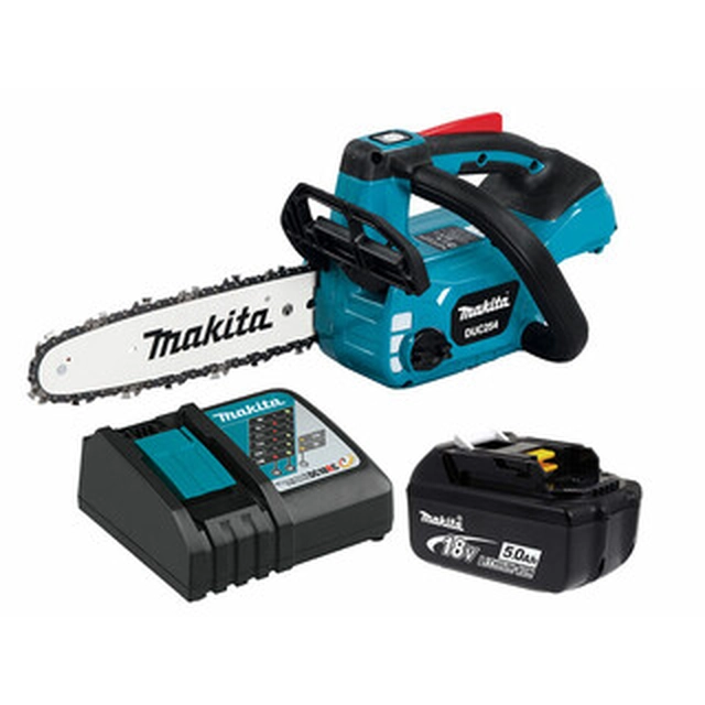 Makita DUC254RT batteridrevet motorsav 18 V | 250 mm | Kul uden børste | 1 x 5 Ah batteri + oplader | I en papkasse