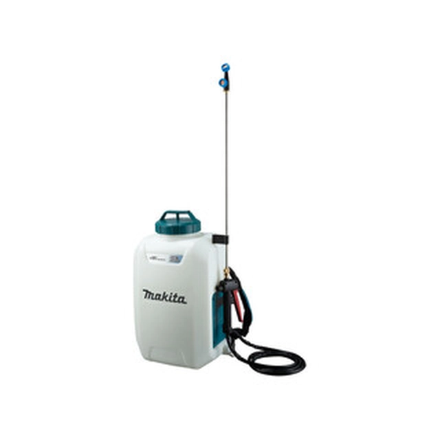 Makita DUS158Z cordless sprayer 18 V | 15 l | Shipping total. 0,9 - 1,7 l/min | Carbon brush | Without battery and charger | In a cardboard box