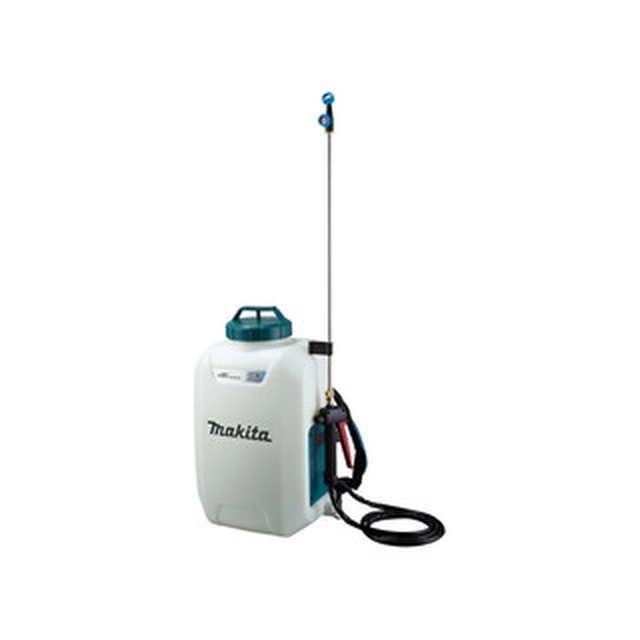 Makita DUS158Z pulvérisateur sans fil 18 V | 15 l | Total d'expédition. 0,9 - 1,7 l/min | Balai de charbon | Sans batterie ni chargeur | Dans une boîte en carton