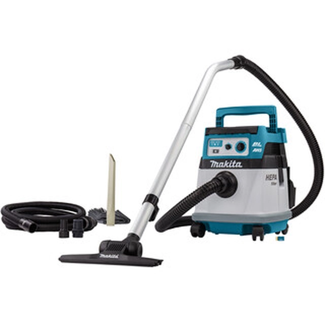 Makita DVC157LZX3 akumulátorový vysávač 2 x 18 V | 15 l | L| Carbon Brushless | Bez batérie a nabíjačky