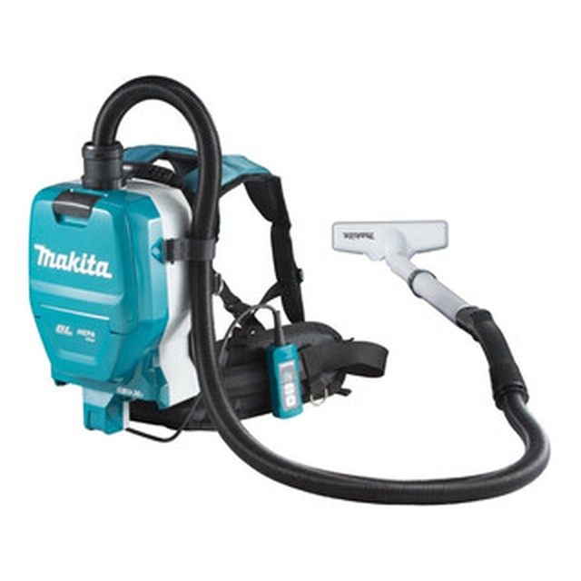 Makita DVC261ZX4 akumulátorový vysávač 2 x 18 V | 2 l | L| Carbon Brushless | Bez batérie a nabíjačky