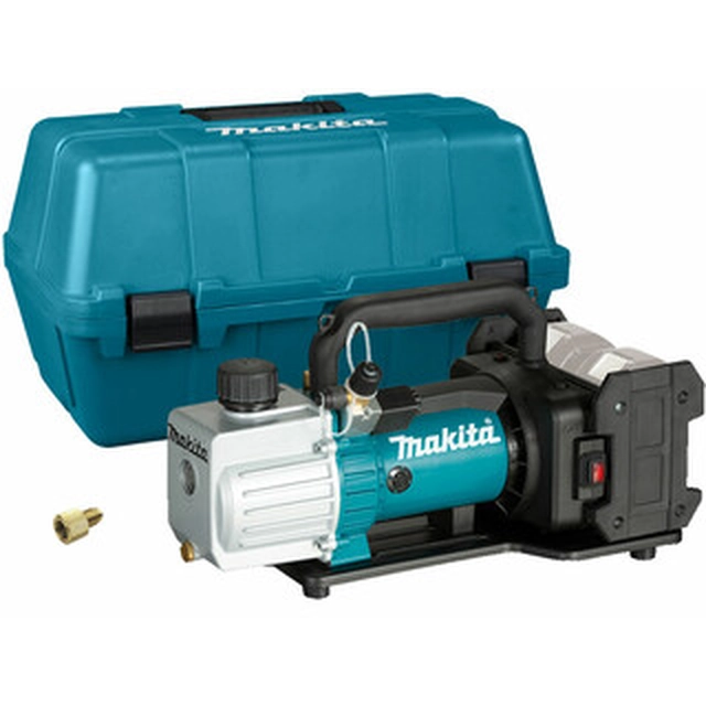 Makita DVP181ZK акумуляторний вакуумний насос 18 V | 113 л/хв | Карбонова безщітка | Без акумулятора та зарядного пристрою