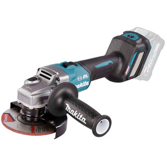 Makita GA023GZ akumulátorová uhlová brúska 40 V | 125 mm | 3000 až 8500 RPM | Carbon Brushless | Bez batérie a nabíjačky | V kartónovej krabici