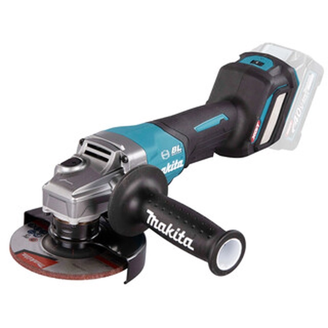 Makita GA029GZ cordless angle grinder 40 V | 125 mm | 3000 to 8500 RPM | Carbon Brushless | Without battery and charger | In a cardboard box