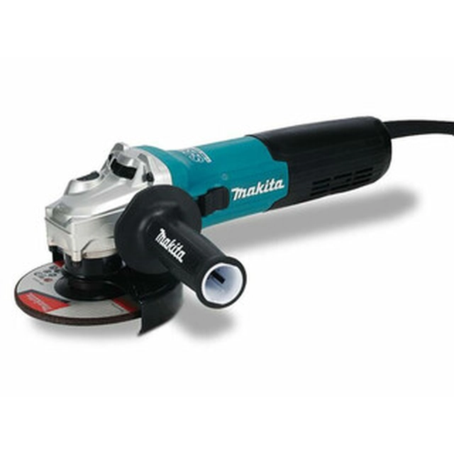 Makita GA5091X01 електрична кутова шліфувальна машина 125 мм | 2800 до 11500 RPM | 1900 W | В картонній коробці