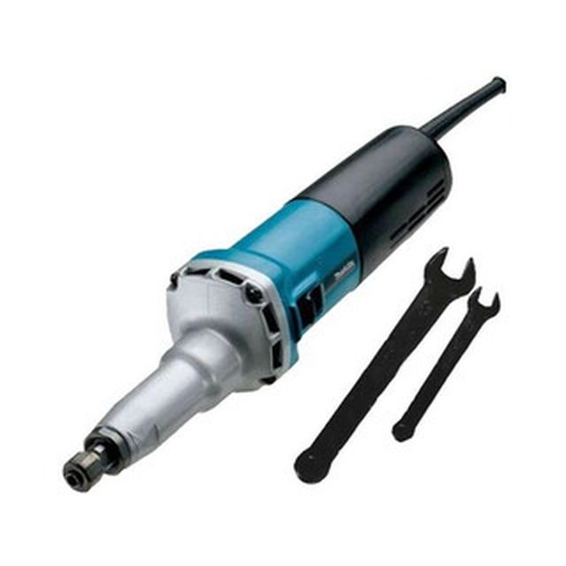 Makita GD0810C električna ravna brusilica 230 V | 750 W | 1800 do 7000 RPM | 6 mm | U kartonskoj kutiji