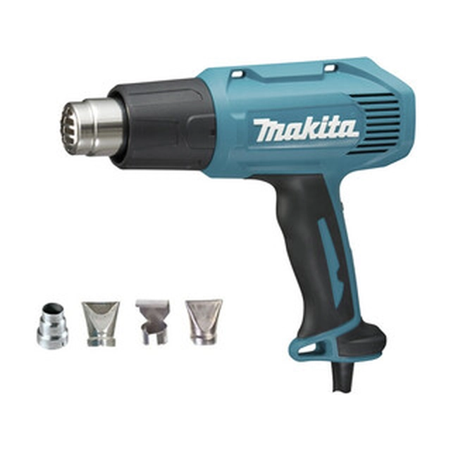 Makita HG6030K elektrický ruční tepelný ventilátor 300 - 600 °C | 0,25 - 0,5 m³/min | 1800 W | V kufru