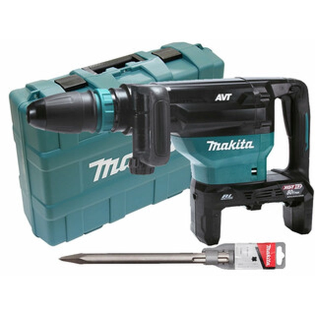 Makita HM002GZ03 accu-beitelhamer 40 V | 20,9 J | 12 kg | Koolborstelloos | Zonder batterij en oplader | In een koffer