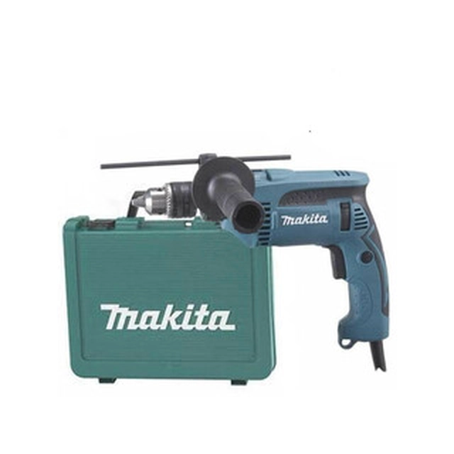 Makita HP1640K electric hammer drill Number of blows: 44800 1/min | In the wall: 16 mm | 680 W