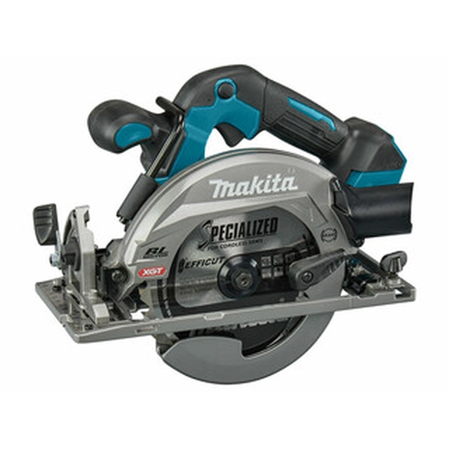 Makita HS012GZ cordless circular saw 40 V | Circular saw blade 165 mm x 20 mm | Cutting max. 57 mm | Carbon Brushless | Without battery and charger | In a cardboard box