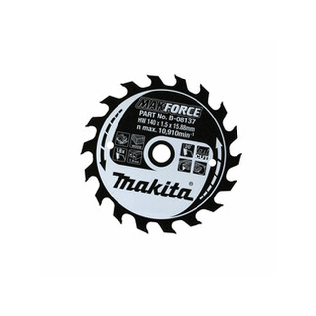 Makita körfűrészlap 230 x 30 mm | fogszám: 24 db | vágásszélesség: 2,3 mm