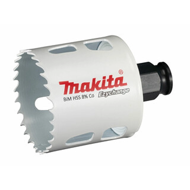 Makita körkivágó 52 mm | Hossz: 44 mm | Bi-Metal | Szerszámfelfogatás: Ezychange | 1 db