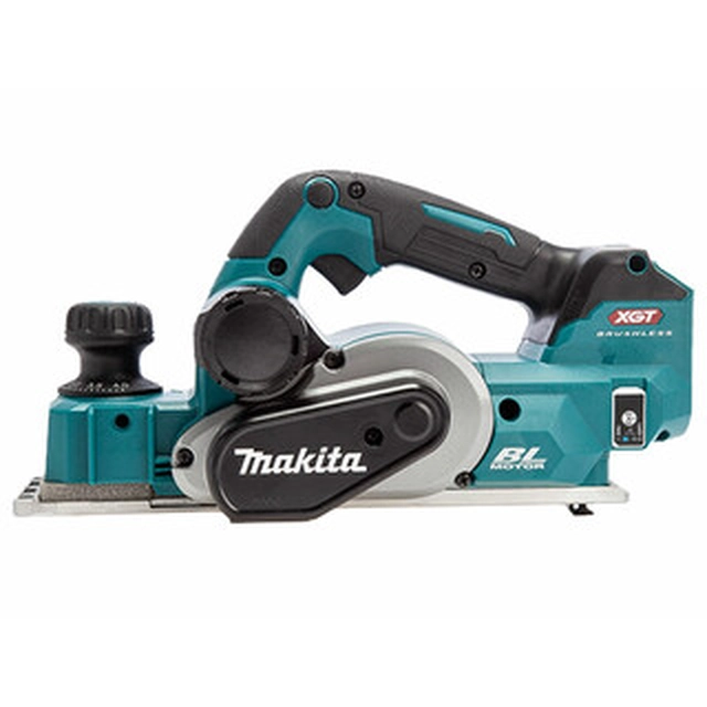 Makita KP001GZ akuhöövel 40 V | 82 mm | Süsinikharjadeta | Ilma aku ja laadijata | Pappkarbis