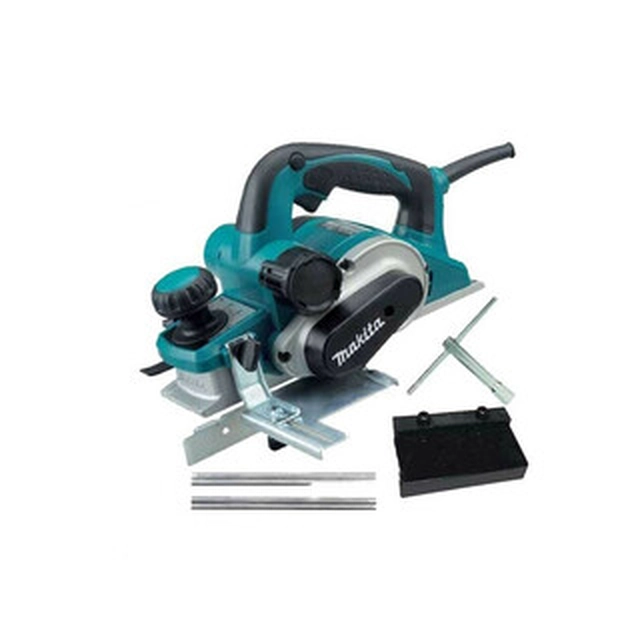 Makita KP0810 elhyvel 230 V | 850 W | Bredd 82 mm | Djup 0 - 4 mm | I en kartong