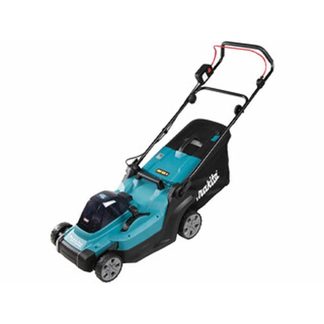 Makita LM004GZ akumulatora zāles pļāvējs 40 V | 430 mm | 830 m² | Oglekļa brushless | Bez akumulatora un lādētāja