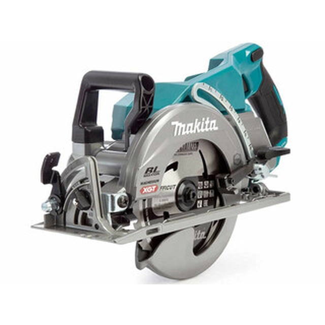 Makita RS001GZ cordless circular saw 40 V | Circular saw blade 185 mm x 30 mm | Cutting max. 65 mm | Carbon Brushless | Without battery and charger | In a cardboard box